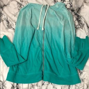 Blue ombré jacket